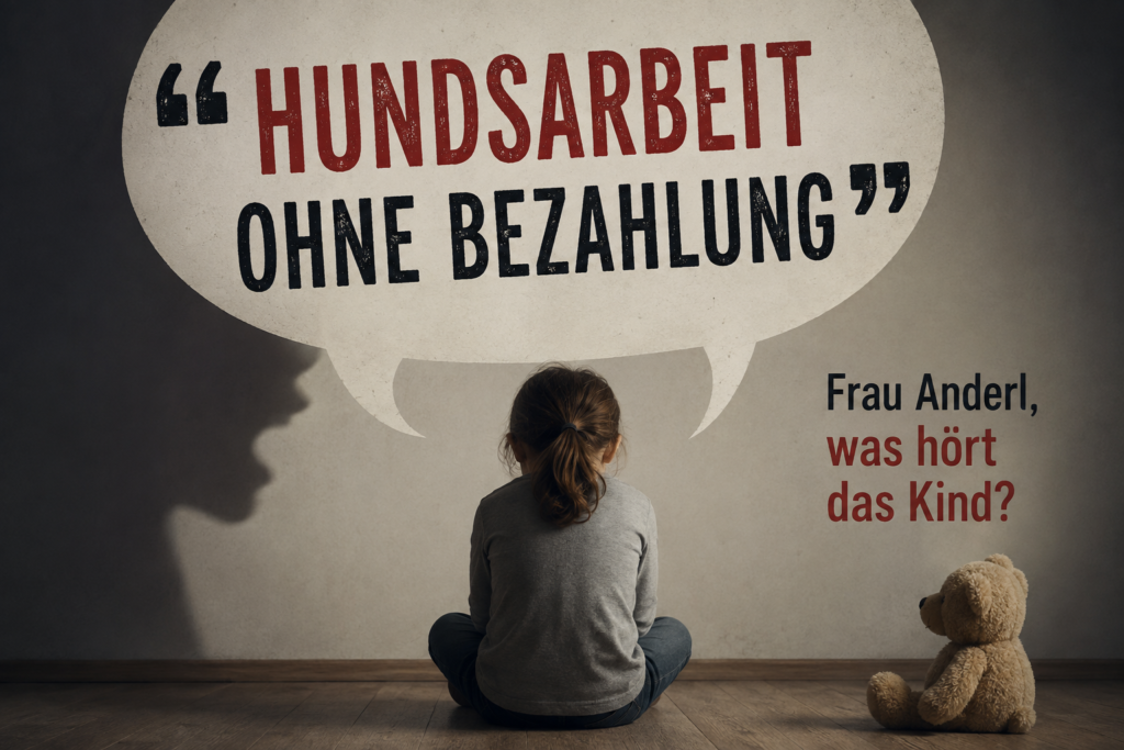 Kinderbetreuung ist Hundsabreit-Anderl Sager(Foto von Chat GPT)
