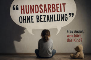 Kinderbetreuung ist Hundsabreit-Anderl Sager(Foto von Chat GPT)
